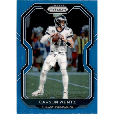 2020 Panini Prizm Prizms Light Blue #169 Carson Wentz