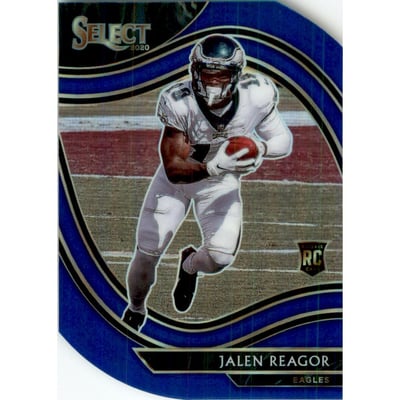 2020 Select Prizm Blue Die Cut #368 Jalen Reagor