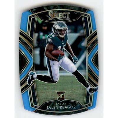 2020 Select Prizm Light Blue Die Cut #268 Jalen Reagor