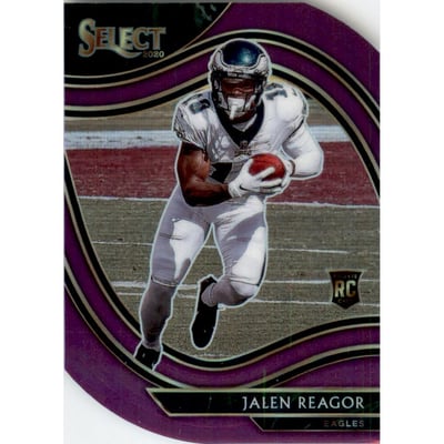 2020 Select Prizm Purple Die Cut #368 Jalen Reagor