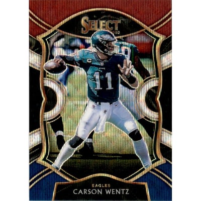 2020 Select Prizm Tri Color #17 Carson Wentz