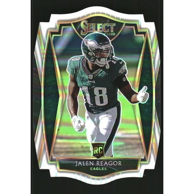 2020 Select Prizm White Die Cut #168 Jalen Reagor