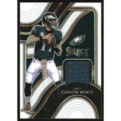 2020 Select Select Swatches Prizm White #7 Carson Wentz