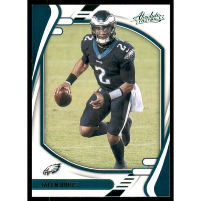 2021 Absolute Green #76 Jalen Hurts