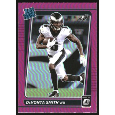 2021 Donruss Optic Pink #205 DeVonta Smith RR