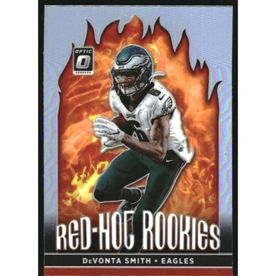 2021 Donruss Optic Red Hot Rookies #3 DeVonta Smith