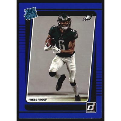 2021 Donruss Press Proof Blue #261 DeVonta Smith RR