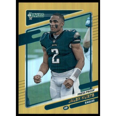 2021 Donruss Press Proof Premium #108B Jalen Hurts VAR