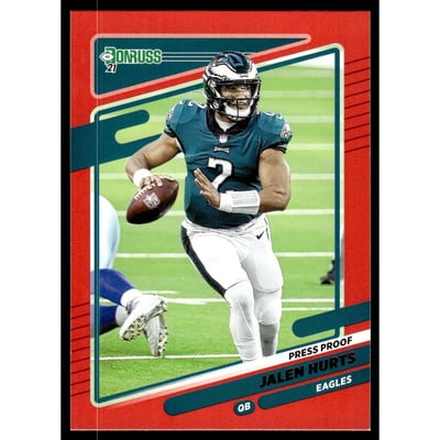 2021 Donruss Press Proof Red #108A Jalen Hurts