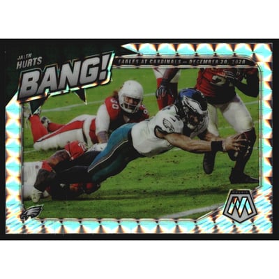 2021 Panini Mosaic Bang Mosaic #4 Jalen Hurts