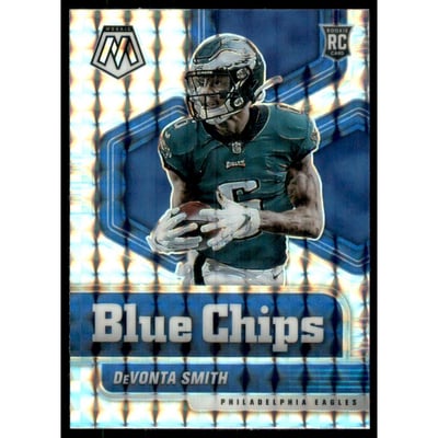 2021 Panini Mosaic Blue Chips Mosaic #6 DeVonta Smith