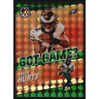 2021 Panini Mosaic Got Game Mosaic Green #5 Jalen Hurts
