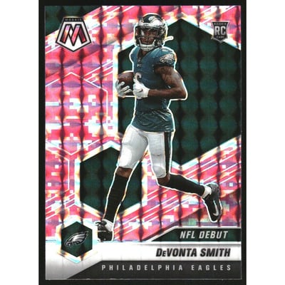 2021 Panini Mosaic Mosaic Camo Pink #246 DeVonta Smith DEB