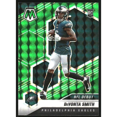 2021 Panini Mosaic Mosaic Green #246 DeVonta Smith DEB
