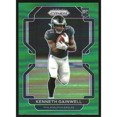 2021 Panini Prizm Prizms Green #369 Kenneth Gainwell