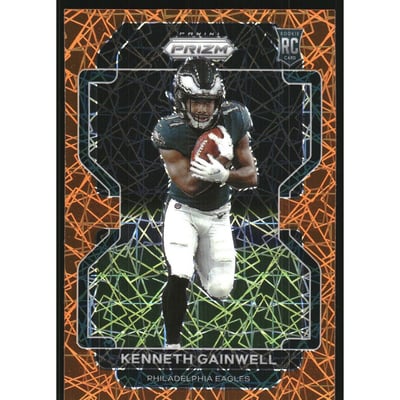 2021 Panini Prizm Prizms Lazer #369 Kenneth Gainwell