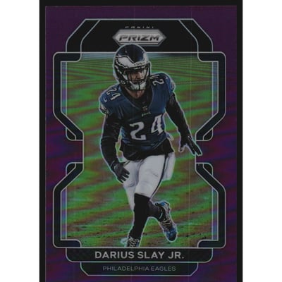 2021 Panini Prizm Prizms Purple #224 Darius Slay Jr.