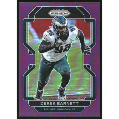 2021 Panini Prizm Prizms Purple #226 Derek Barnett