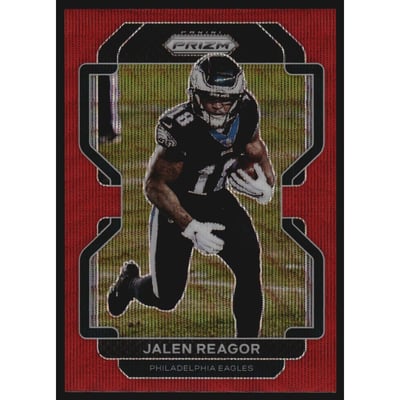 2021 Panini Prizm Prizms Red Wave #219 Jalen Reagor