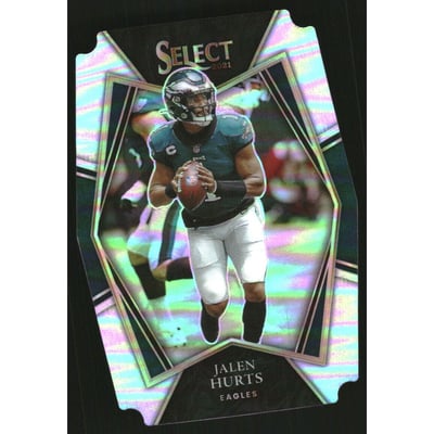 2021 Select Prizm Silver Die Cut #128 Jalen Hurts