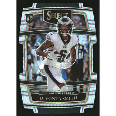 2021 Select Prizm Silver Die Cut #49 DeVonta Smith