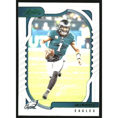 2022 Absolute Green #72 Jalen Hurts