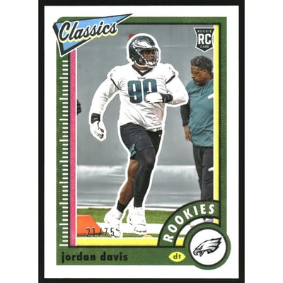 2022 Classics Blue Back #196 Jordan Davis