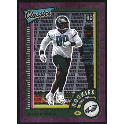 2022 Classics Premium Edition Timeless Tributes H2 Purple #196 Jordan Davis