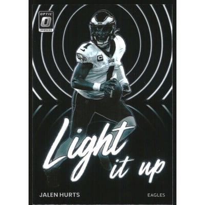 2022 Donruss Optic Light it Up #6 Jalen Hurts