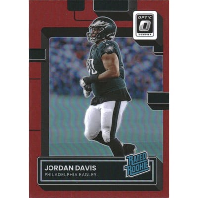 2022 Donruss Optic Red #246 Jordan Davis RR