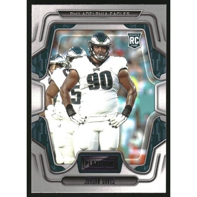 2022 Panini Playbook Purple #192 Jordan Davis
