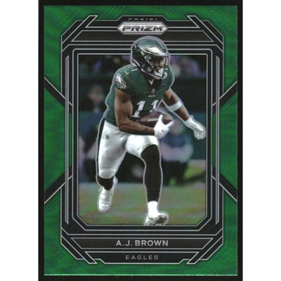 2022 Panini Prizm Prizms Green #236 A.J. Brown