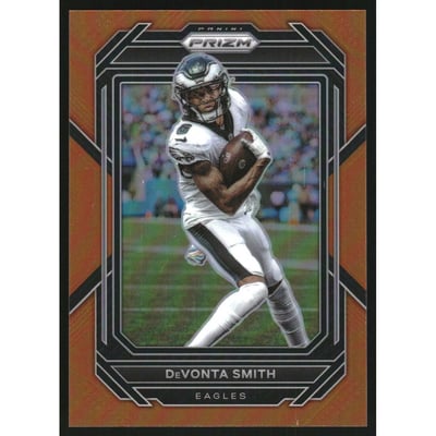 2022 Panini Prizm Prizms Orange #237 DeVonta Smith