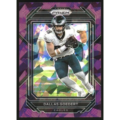 2022 Panini Prizm Prizms Purple Ice #238 Dallas Goedert