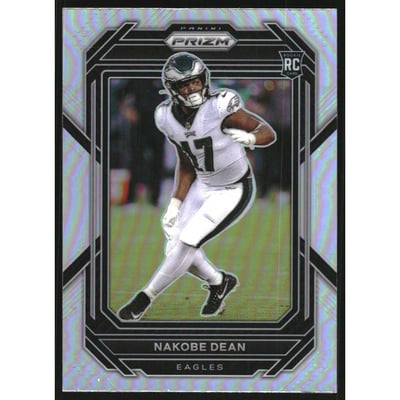 2022 Panini Prizm Prizms Silver #399 Nakobe Dean