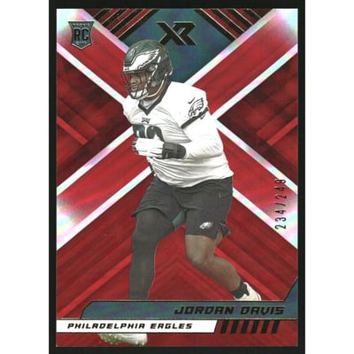 2022 Panini XR Red #187 Jordan Davis
