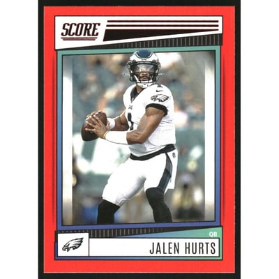 2022 Score Red #244 Jalen Hurts