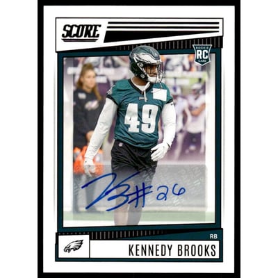2022 Score Signatures #344 Kennedy Brooks