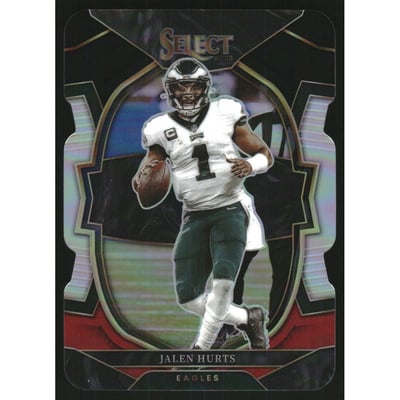 2022 Select Prizm Black and Red Die Cut #79 Jalen Hurts