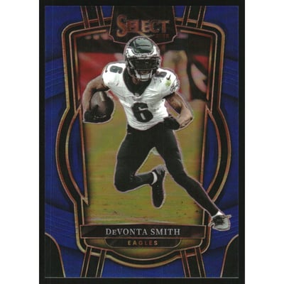 2022 Select Prizm Blue #221 DeVonta Smith