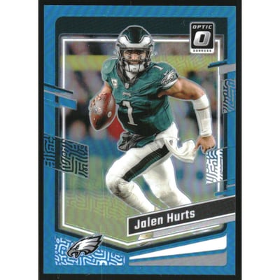 2023 Donruss Optic Aqua #158 Jalen Hurts