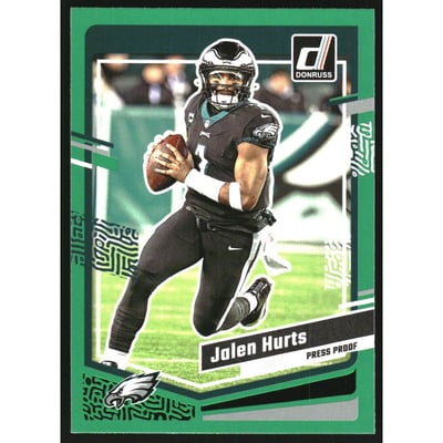 2023 Donruss Press Proof Green #244 Jalen Hurts
