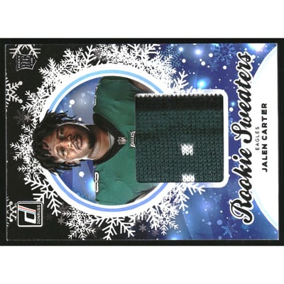 2023 Donruss Rookie Holiday Sweater #7 Jalen Carter