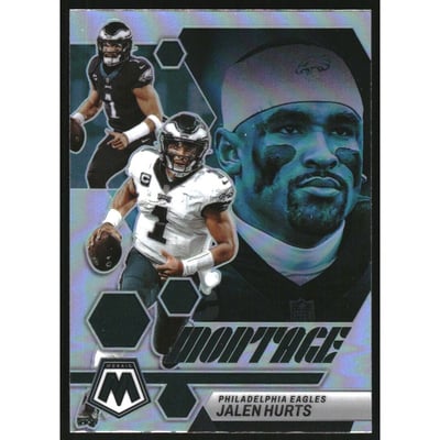 2023 Panini Mosaic Montage Silver #12 Jalen Hurts