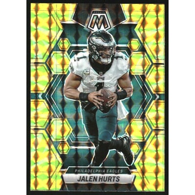 2023 Panini Mosaic Mosaic Reactive Yellow #192 Jalen Hurts
