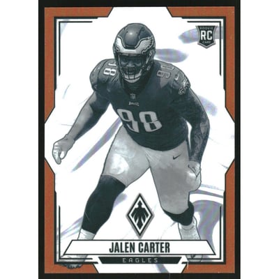 2023 Panini Phoenix Contours Orange #16 Jalen Carter