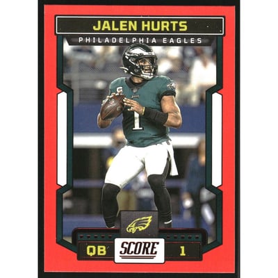 2023 Score Red #242 Jalen Hurts