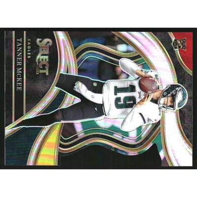 2023 Select Prizm Red and Yellow Die Cut #218 Tanner McKee
