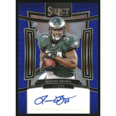 2023 Select Signatures Prizm Blue #47 Ronnie Brown