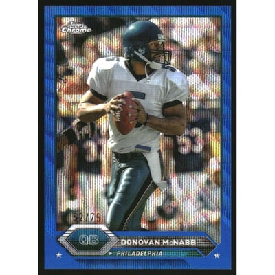 2023 Topps Composite Chrome Blue Wave Refractors #40 Donovan McNabb